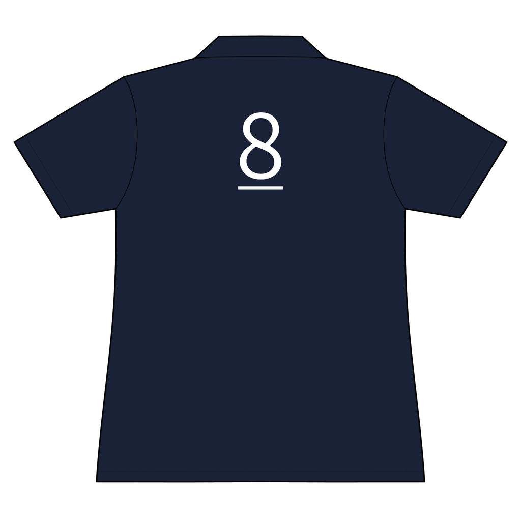 8th  Teammate: Team polo Shirt - Blue Ribbon - Daughter / Women's