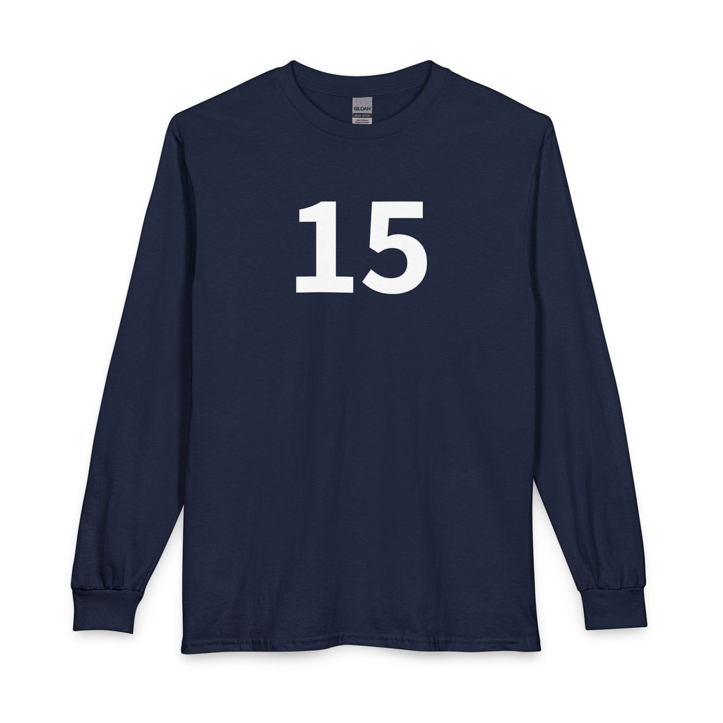 15TH  Happy Anniversary:  Team Shirt Long - Husband / Men's