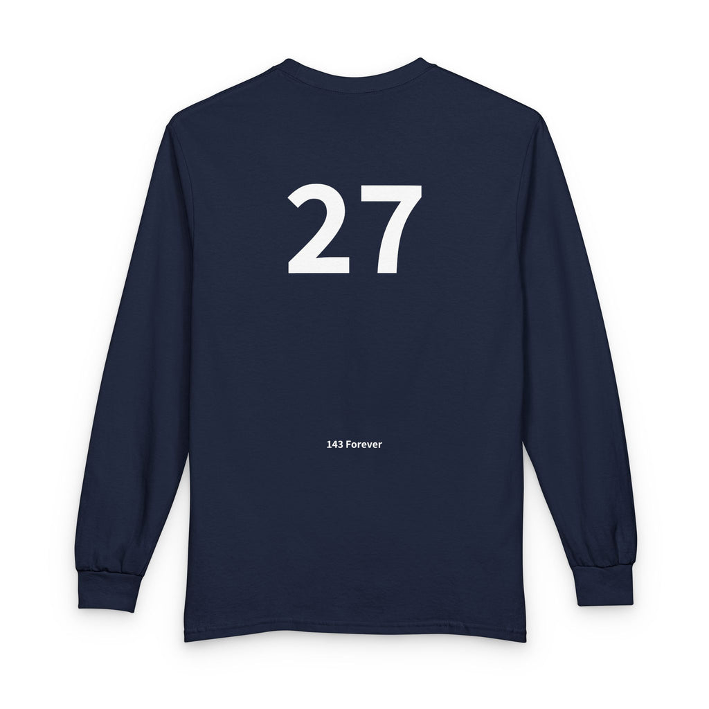 27TH  Happy Anniversary:  Team Shirt Long - Husband / Men's