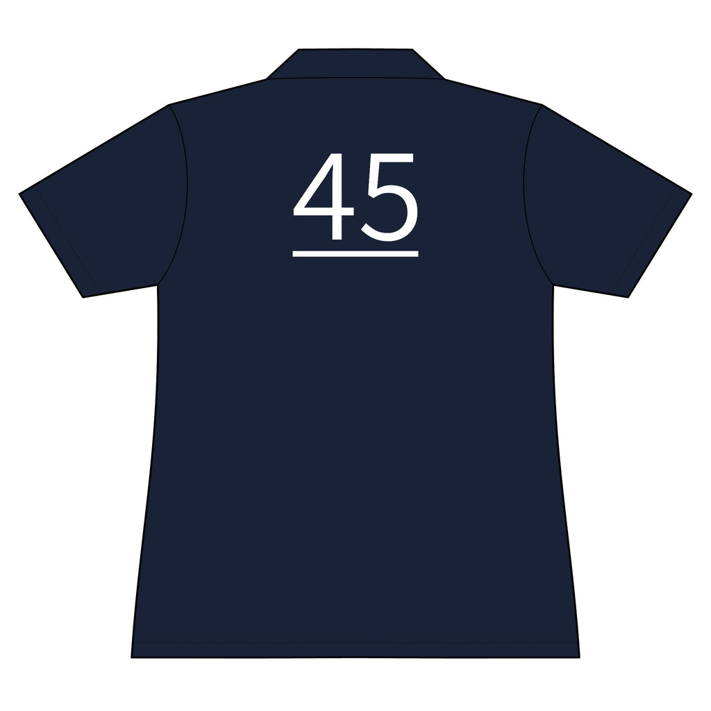 45th  Teammate: Team polo Shirt - Blue Ribbon - Daughter / Women's