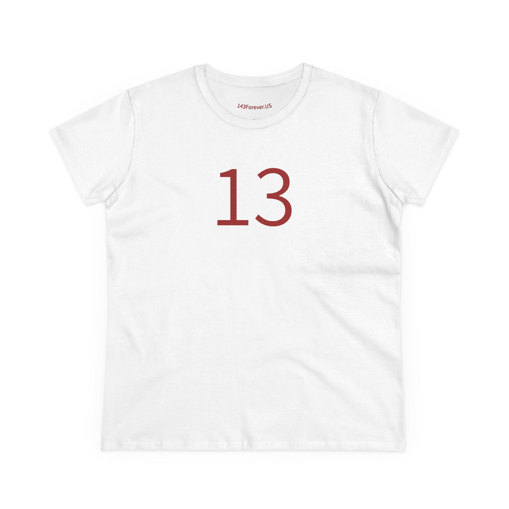 13th  Happy Anniversary: Team Shirt Short - Wife / Women's