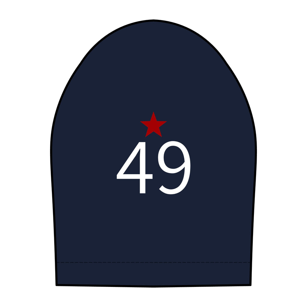 49*  I Miss You: Team polo Shirt - Blue Ribbon - Widow / Women's