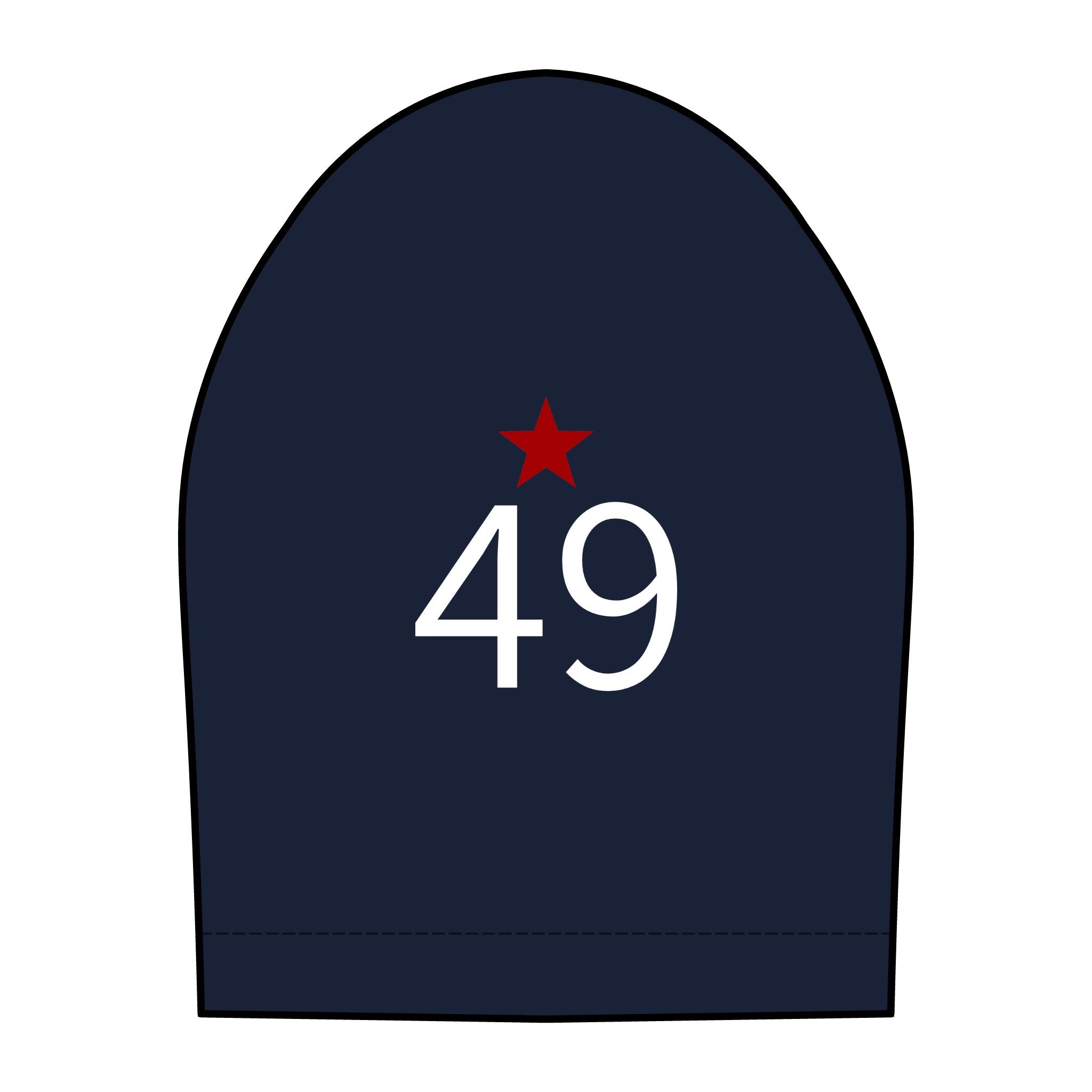 49*  I Miss You: Team polo Shirt - Blue Ribbon - Widow / Women's