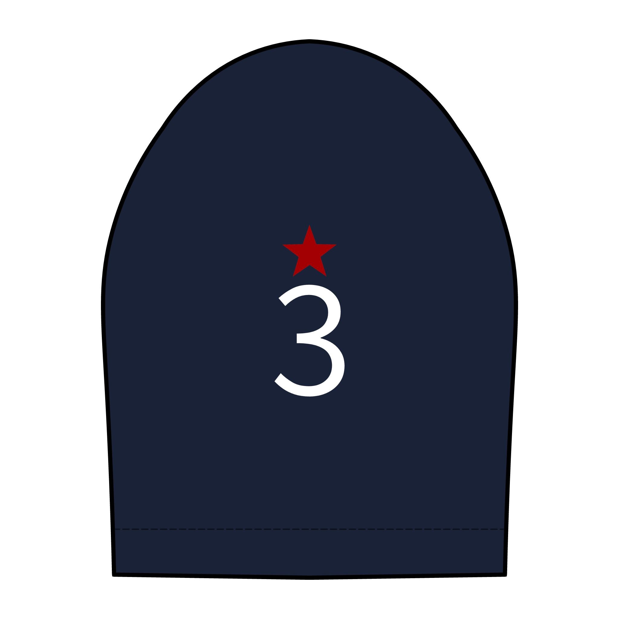 3*  I Miss You: Team polo Shirt - Blue Ribbon - Widow / Women's