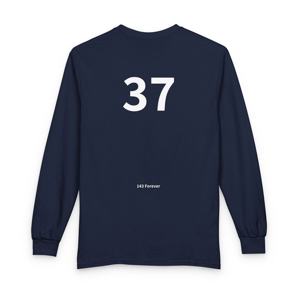 37TH  Happy Anniversary:  Team Shirt Long - Husband / Men's