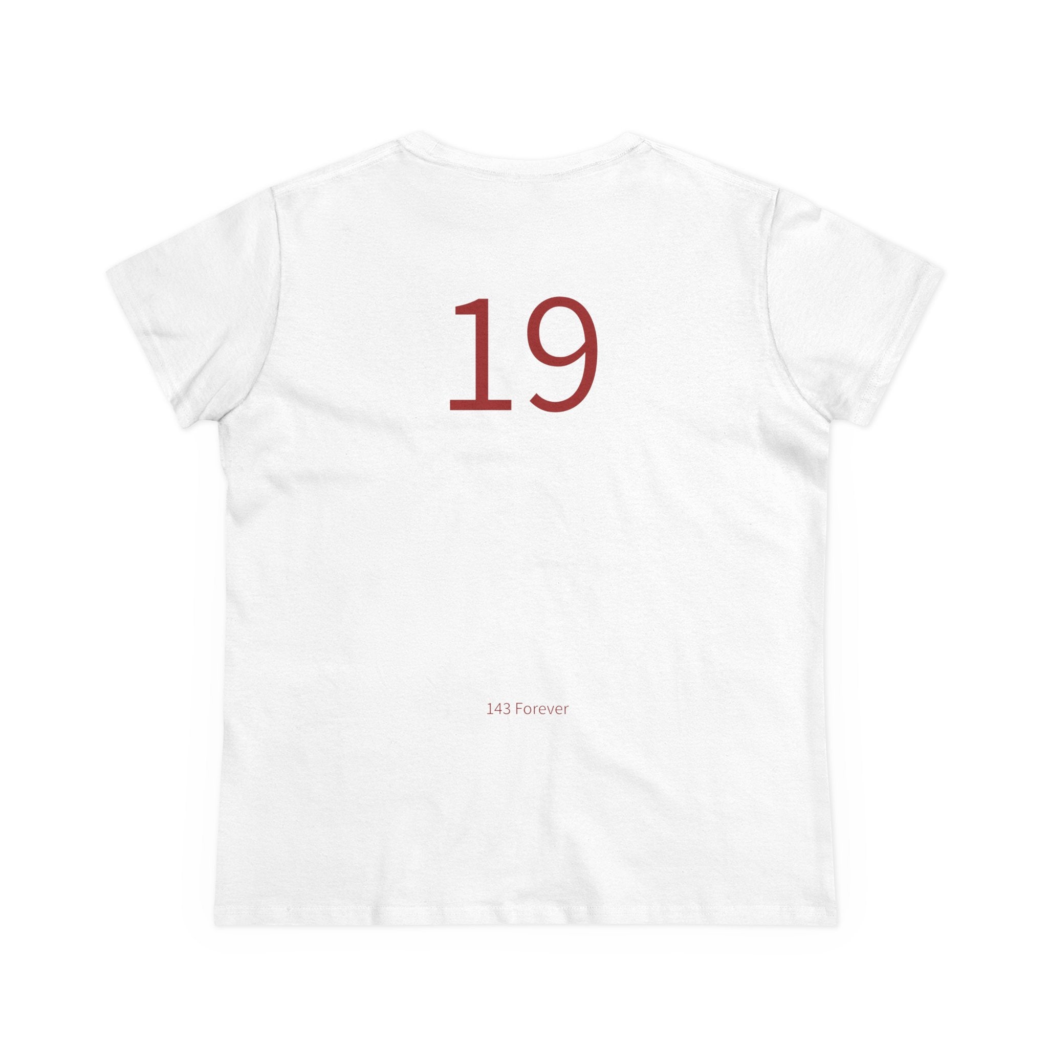 19th  Happy Anniversary: Team Shirt Short - Wife / Women's