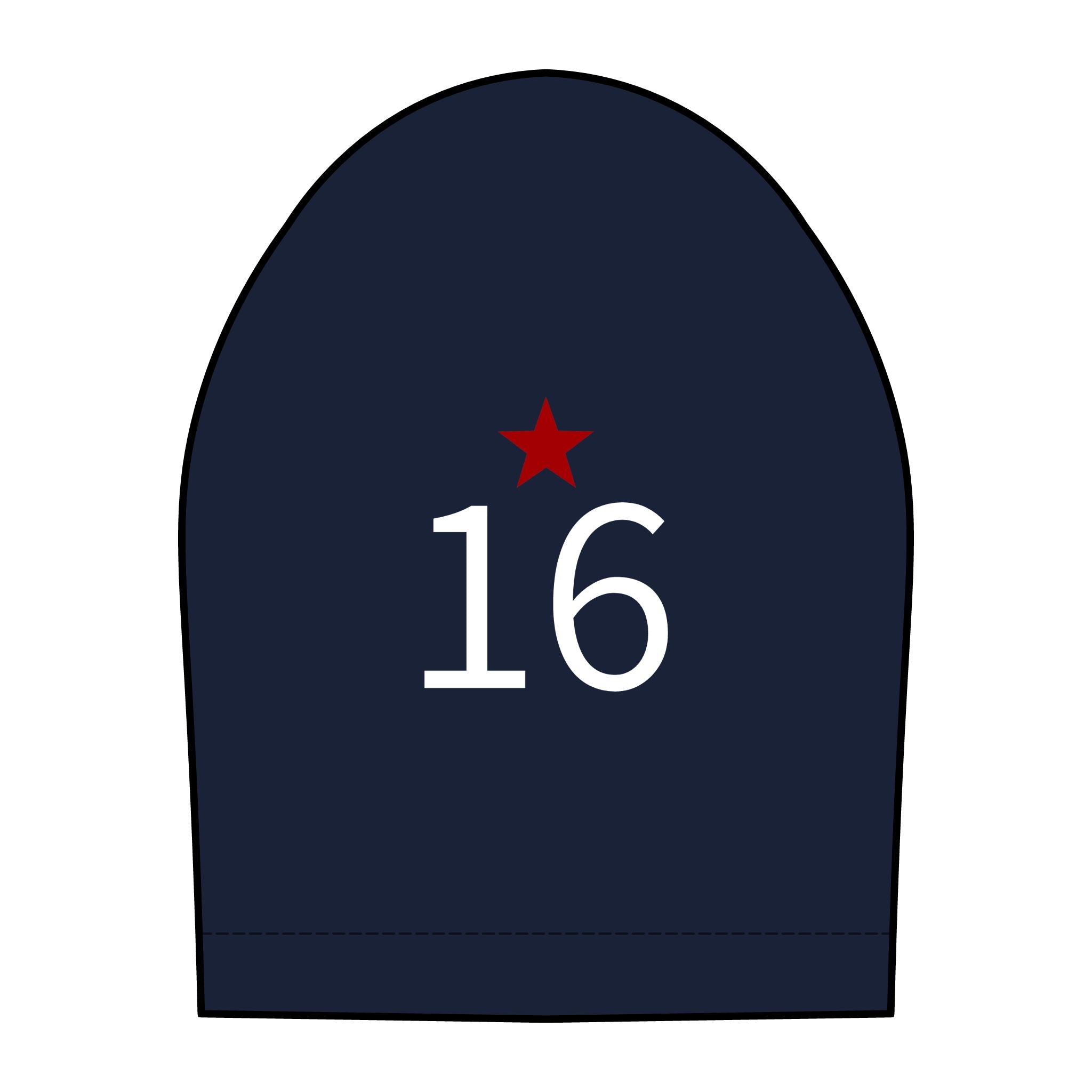 16*  I Miss You: Team polo Shirt - Blue Ribbon - Widow / Women's