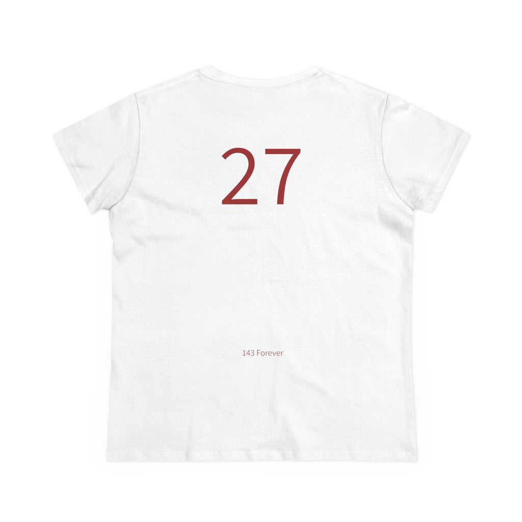 27th  Happy Anniversary: Team Shirt Short - Wife / Women's
