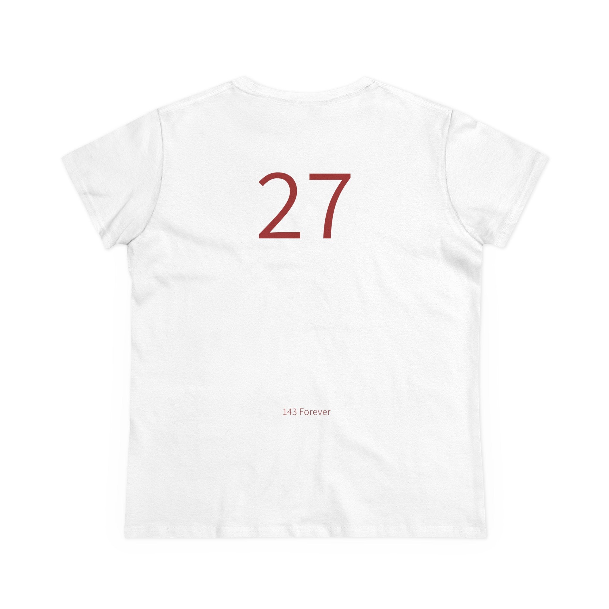 27th  Happy Anniversary: Team Shirt Short - Wife / Women's