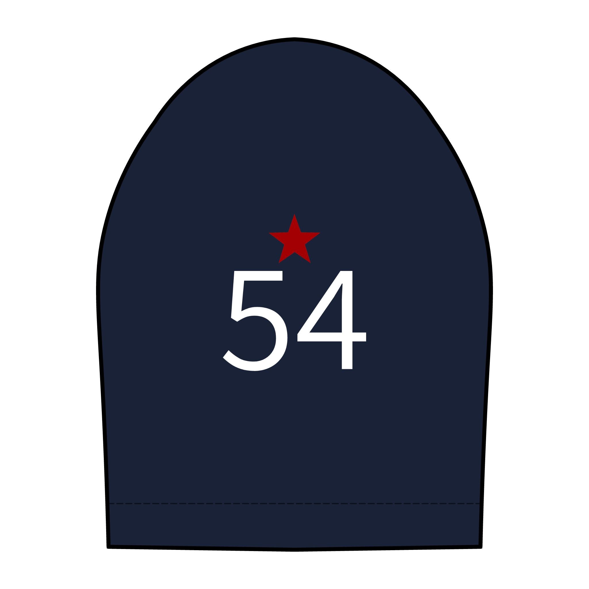 54*  I Miss You: Team polo Shirt - Blue Ribbon - Widow / Women's