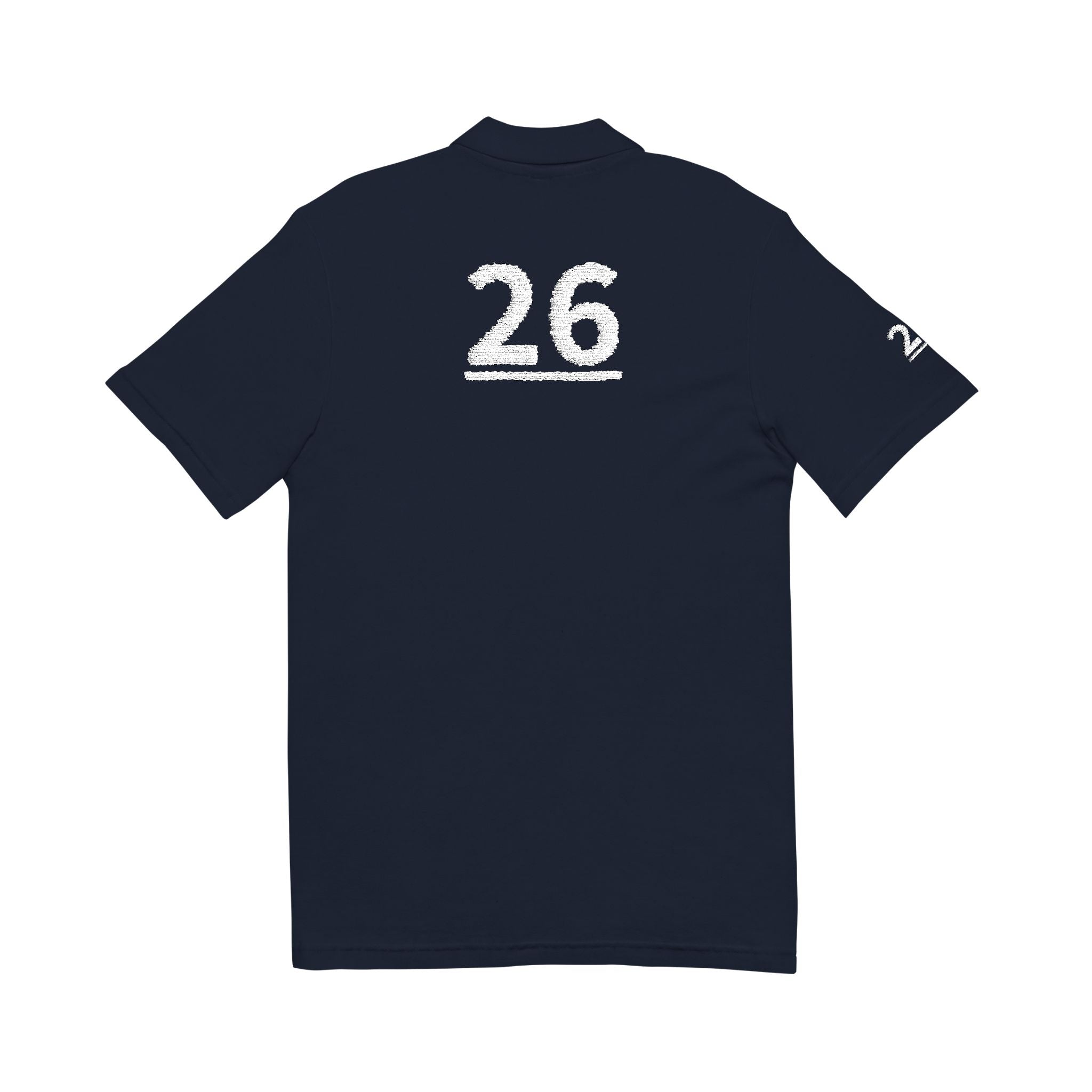 26TH  Teammates:  Team polo Shirt - Blue Ribbon - Son / Men's
