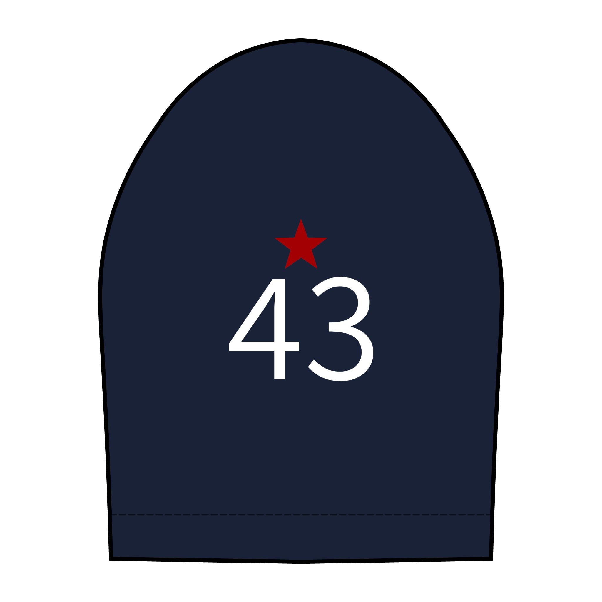 43*  I Miss You: Team polo Shirt - Blue Ribbon - Widow / Women's