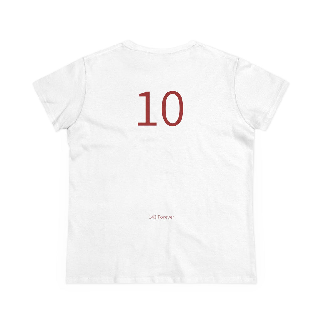 10th  Happy Anniversary: Team Shirt Short - Wife / Women's