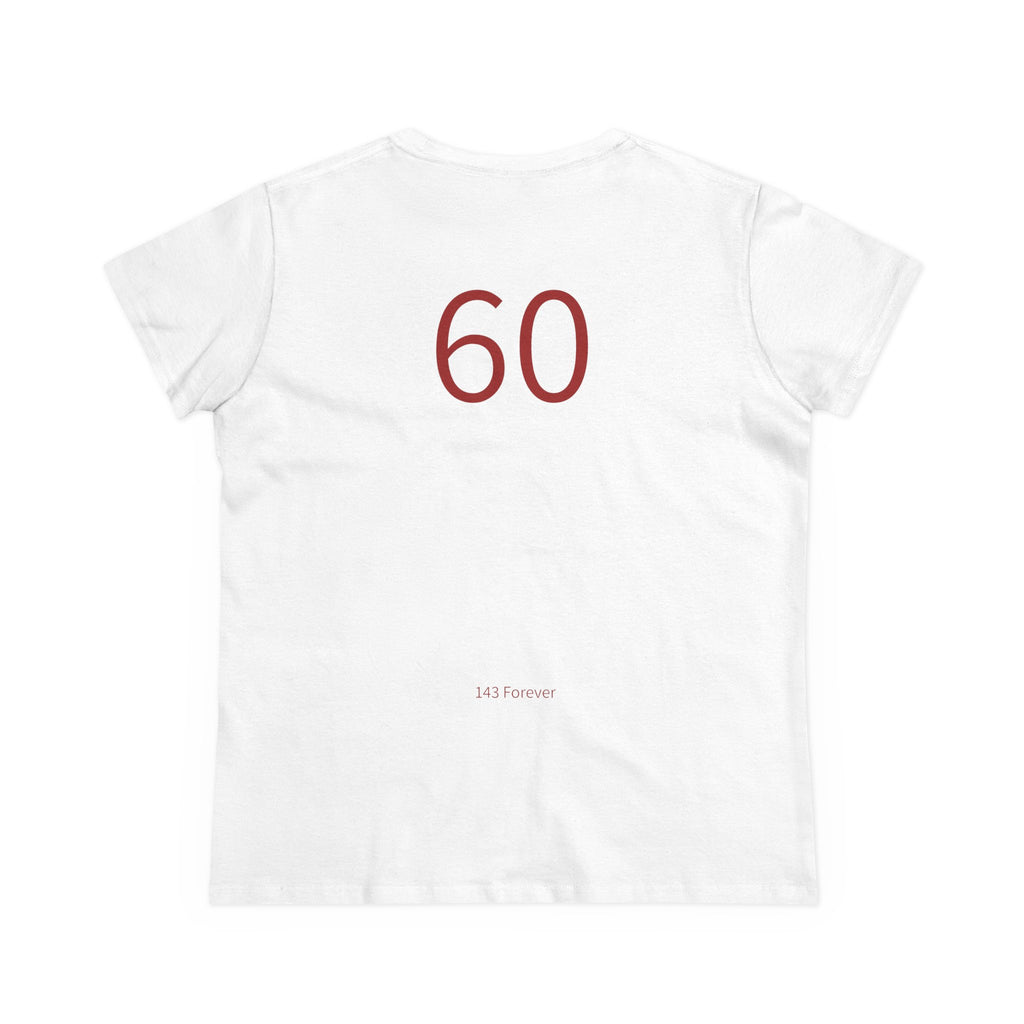 60th  Happy Anniversary: Team Shirt Short - Wife / Women's