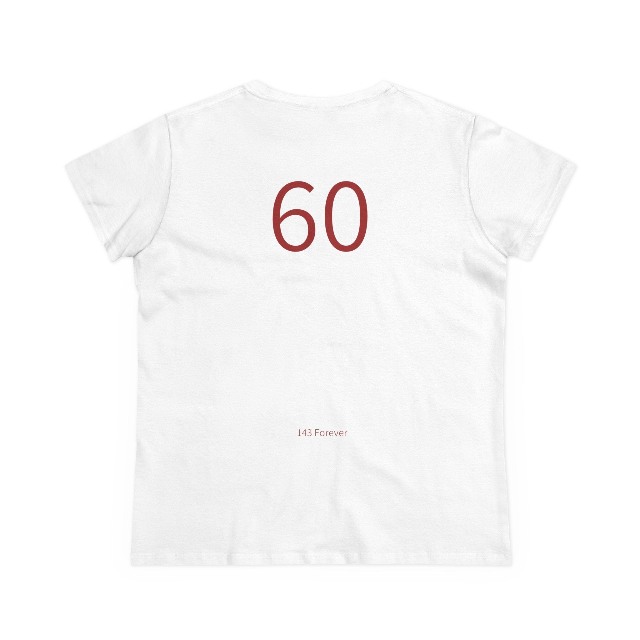60th  Happy Anniversary: Team Shirt Short - Wife / Women's
