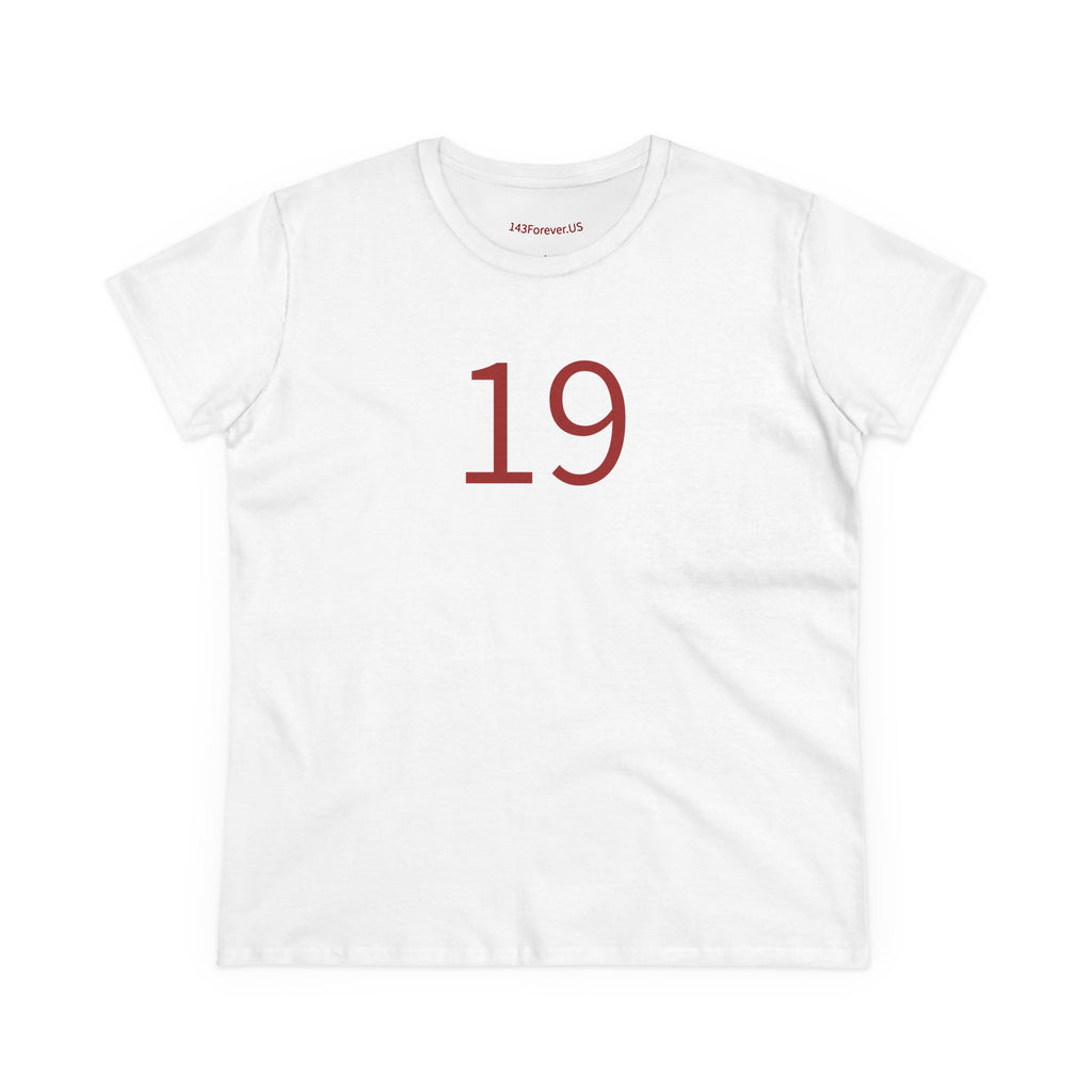 19th  Happy Anniversary: Team Shirt Short - Wife / Women's