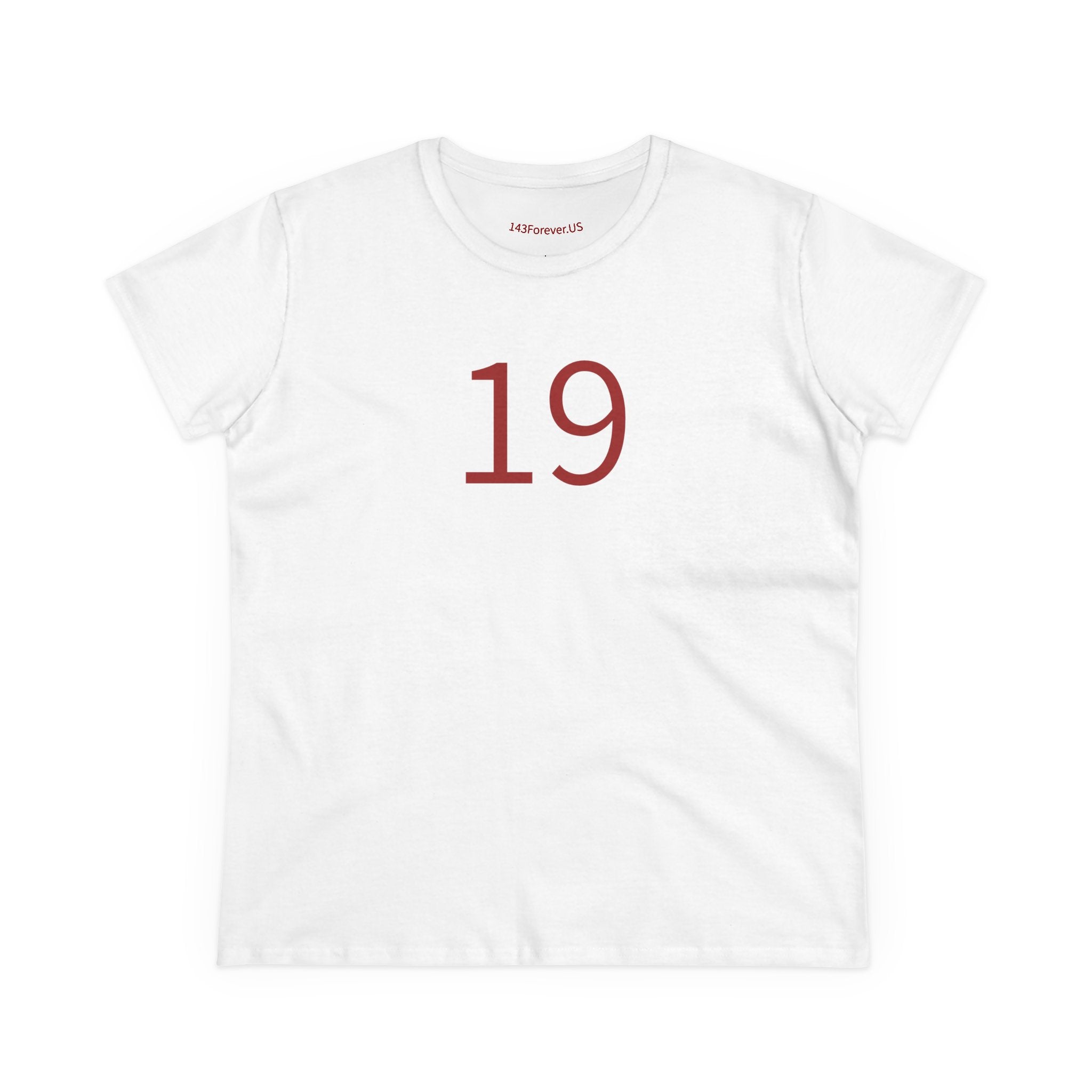19th  Happy Anniversary: Team Shirt Short - Wife / Women's