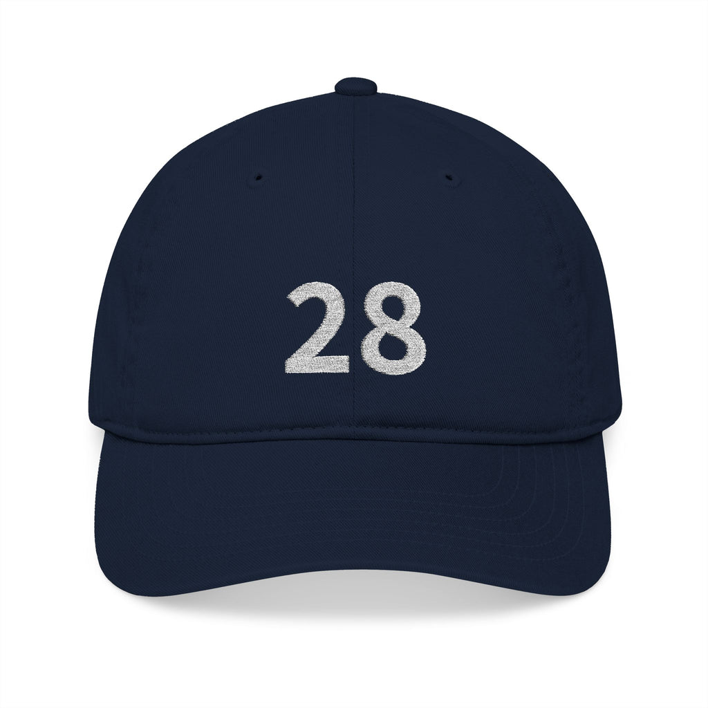 28TH  Happy Anniversary: Team Hat - Blue Ribbon - Husband / Men's