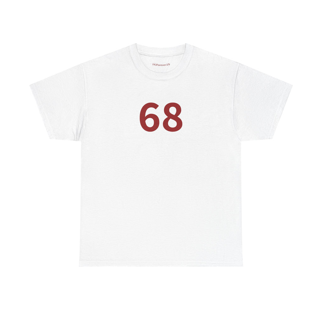 68TH  Happy Anniversary: Team Shirt Short - Husband / Men's