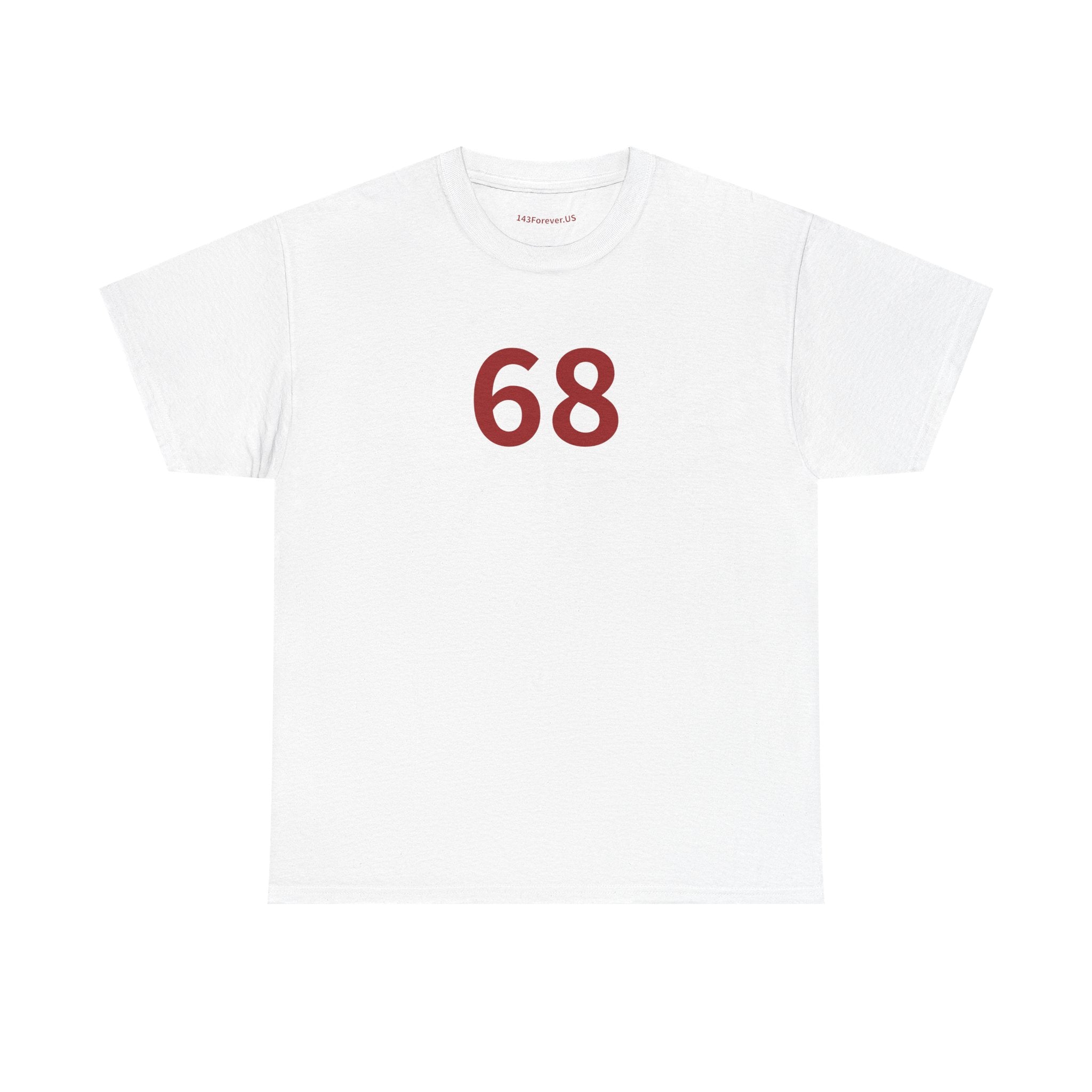 68TH  Happy Anniversary: Team Shirt Short - Husband / Men's