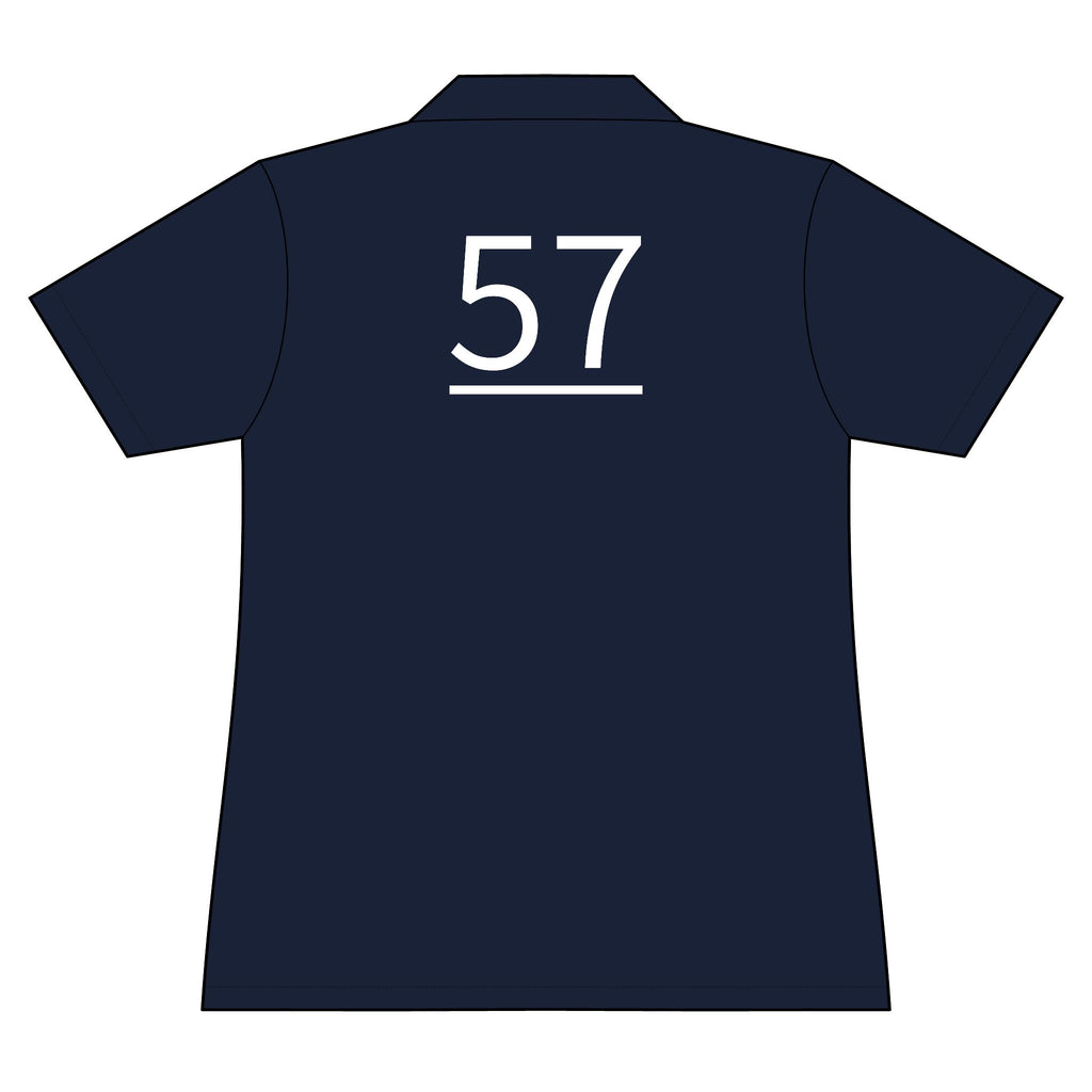 57th  Teammate: Team polo Shirt - Blue Ribbon - Daughter / Women's