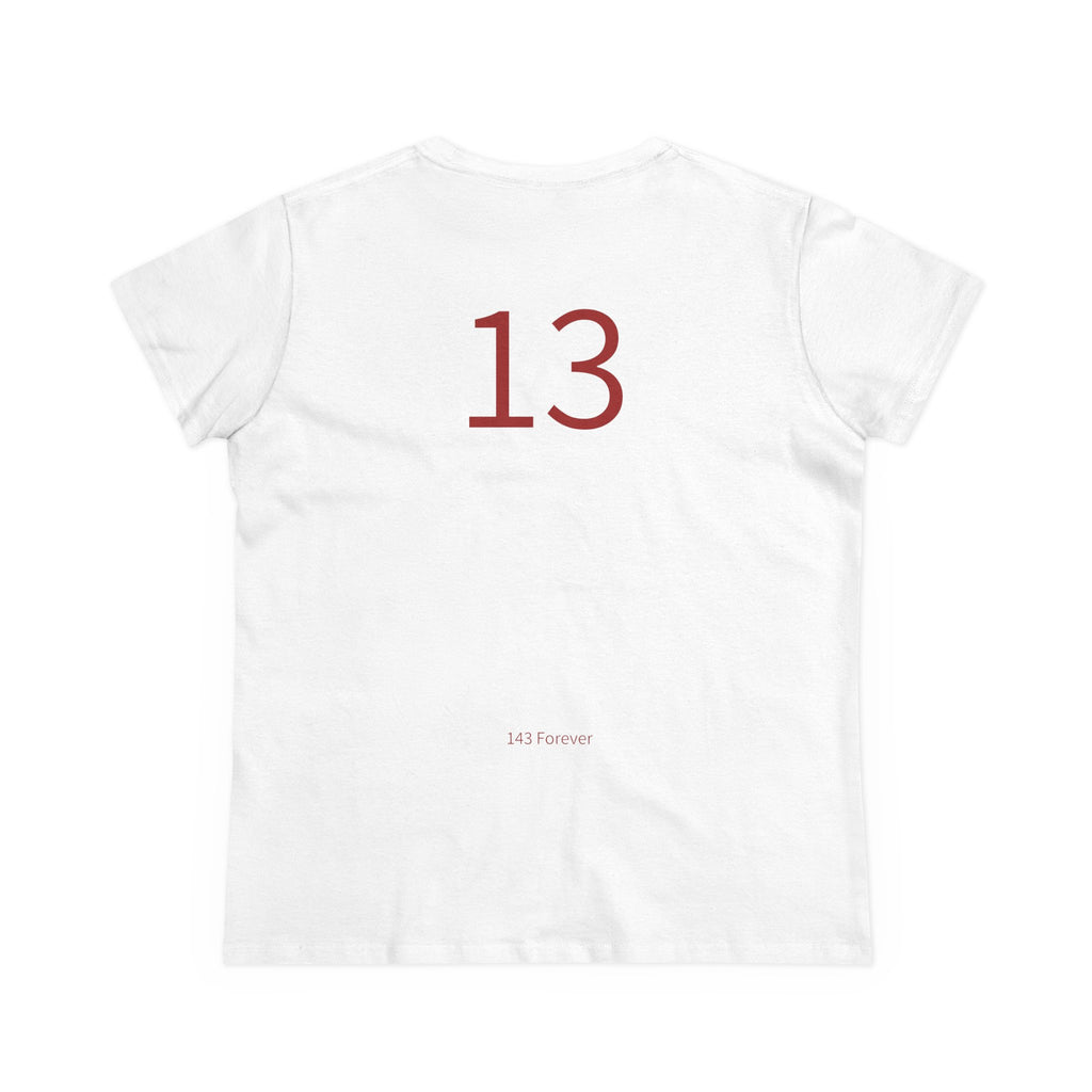 13th  Happy Anniversary: Team Shirt Short - Wife / Women's