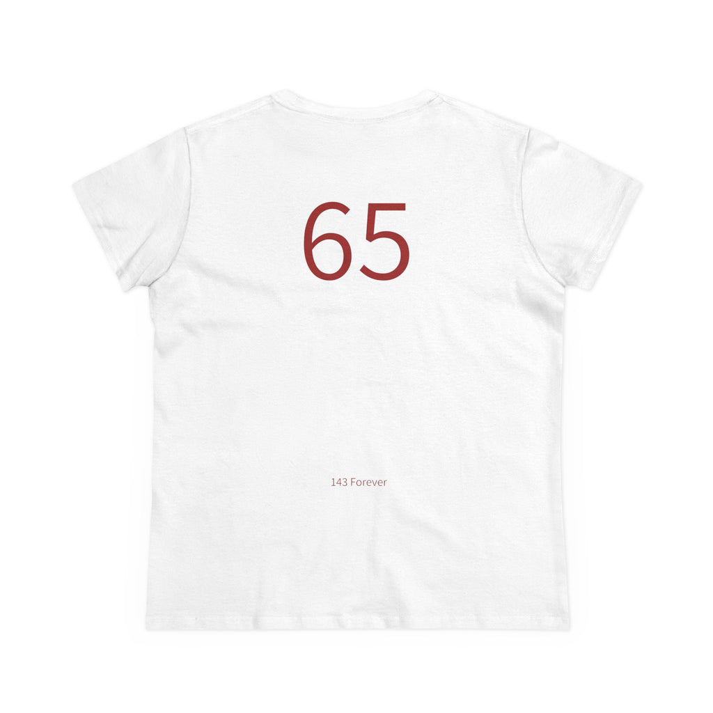 65th  Happy Anniversary: Team Shirt Short - Wife / Women's