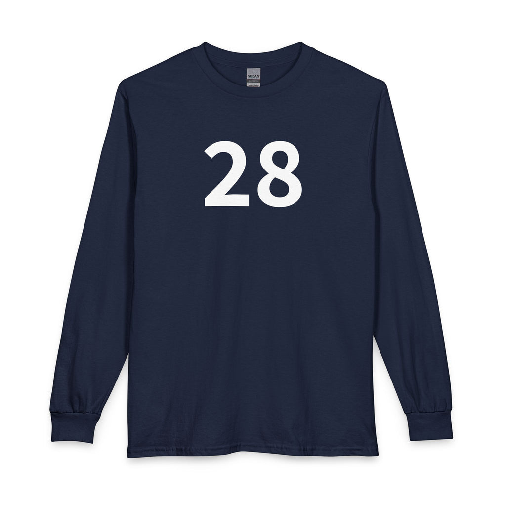 28TH  Happy Anniversary:  Team Shirt Long - Husband / Men's