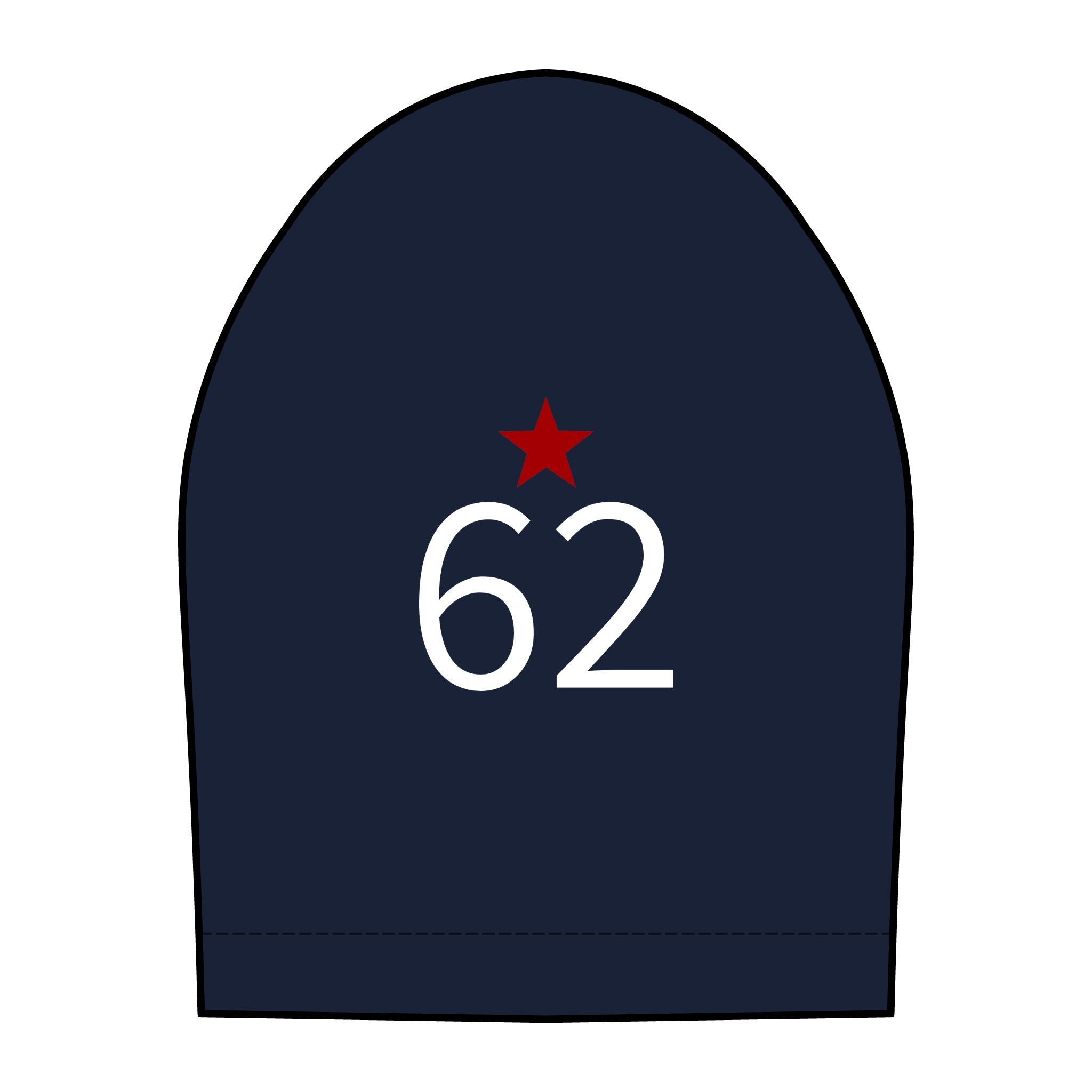 62*  I Miss You: Team polo Shirt - Blue Ribbon - Widow / Women's
