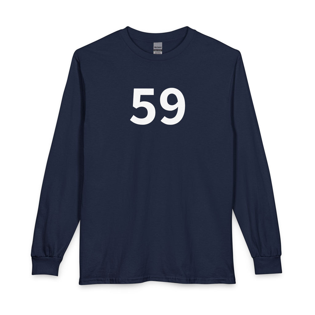 59TH  Happy Anniversary:  Team Shirt Long - Husband / Men's