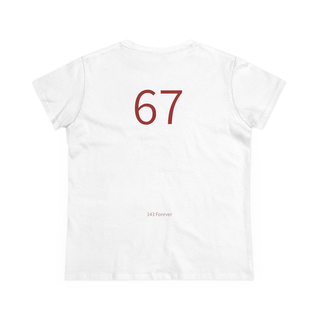 67th  Happy Anniversary: Team Shirt Short - Wife / Women's