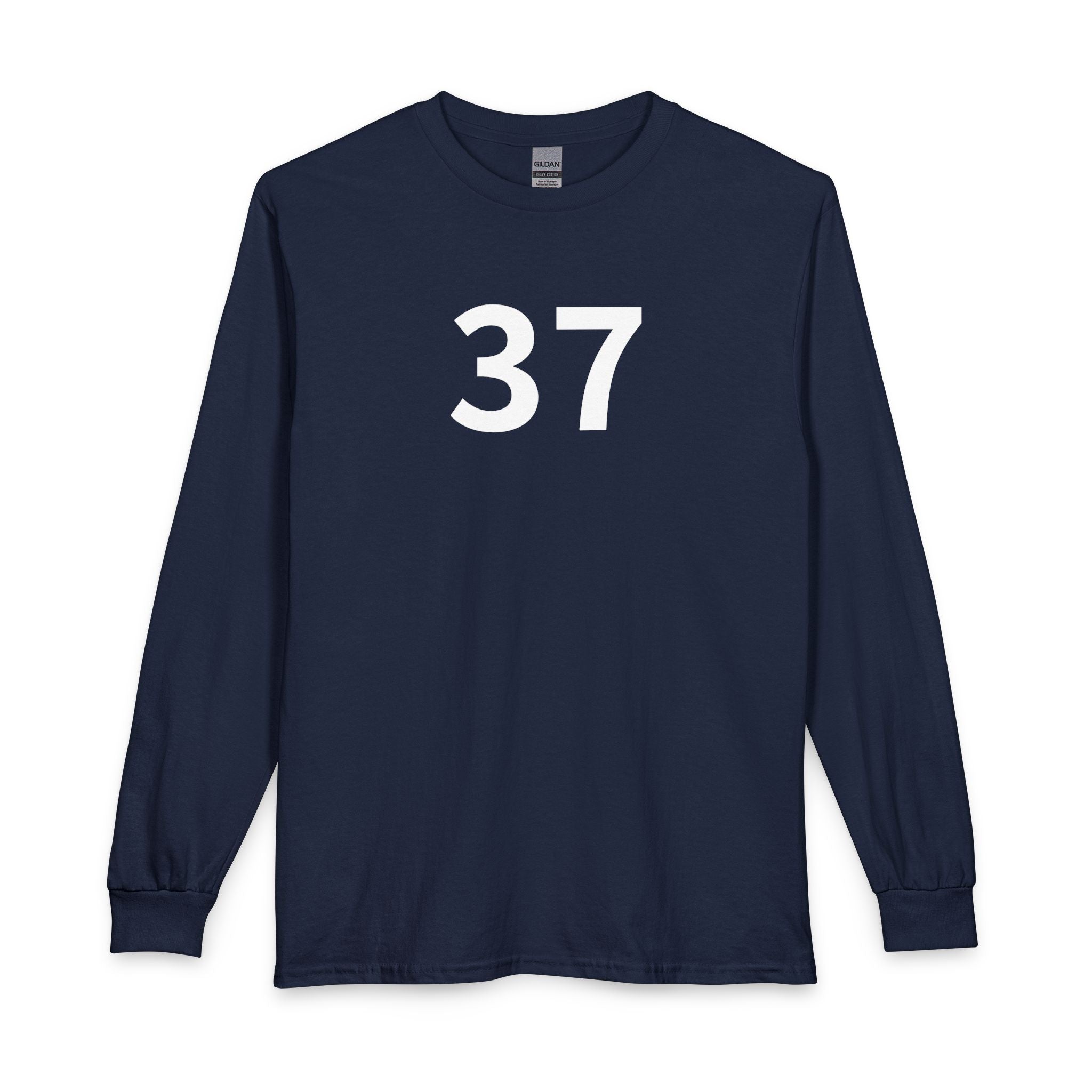 37TH  Happy Anniversary:  Team Shirt Long - Husband / Men's