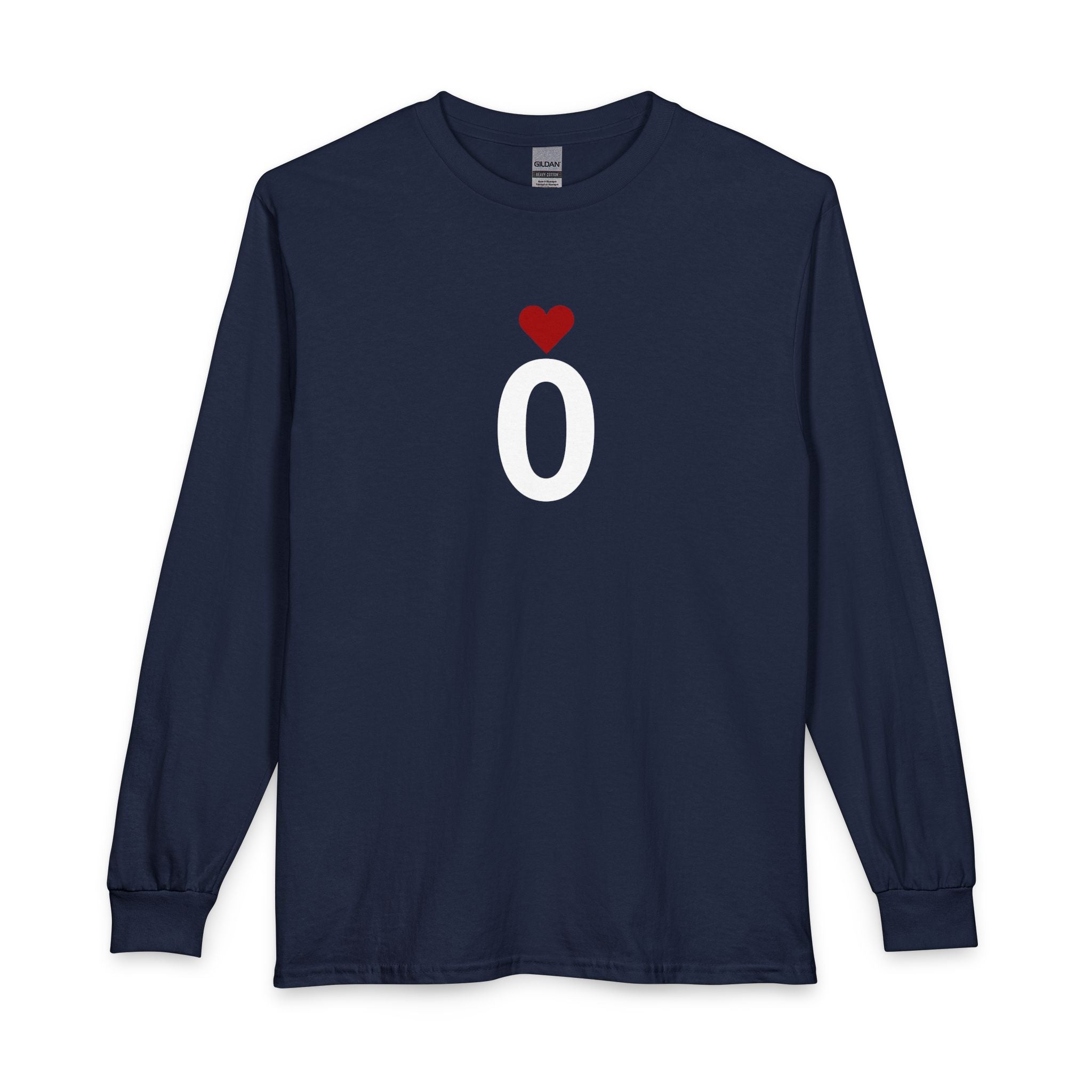 Just Married:  Team Shirt Long - Blue Ribbon - Groom / Men's
