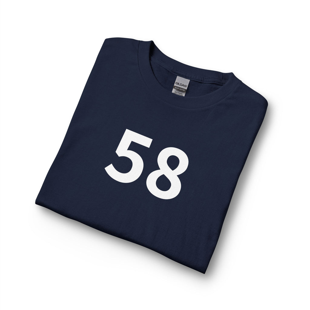 58TH  Happy Anniversary:  Team Shirt Long - Husband / Men's