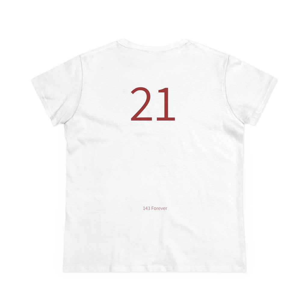 21st  Happy Anniversary: Team Shirt Short - Wife / Women's