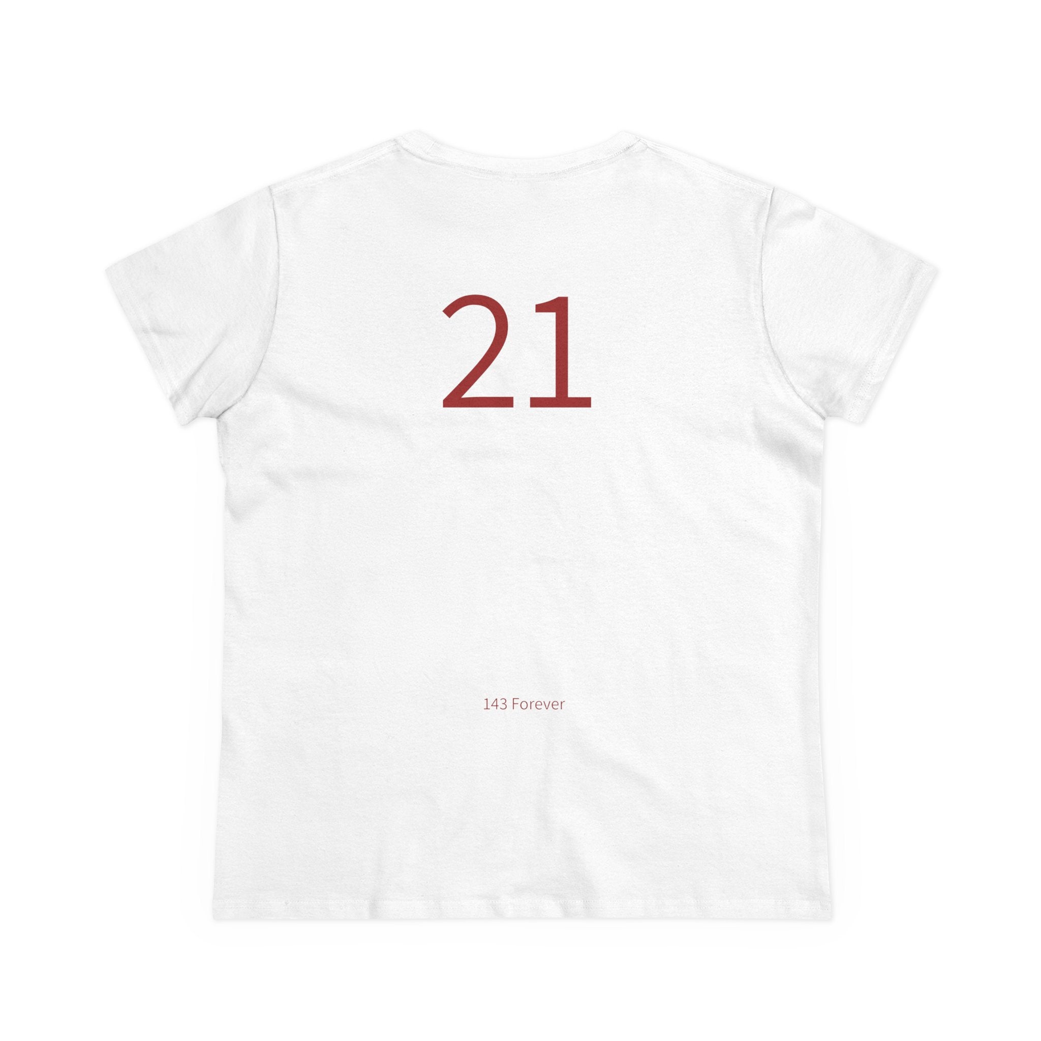 21st  Happy Anniversary: Team Shirt Short - Wife / Women's