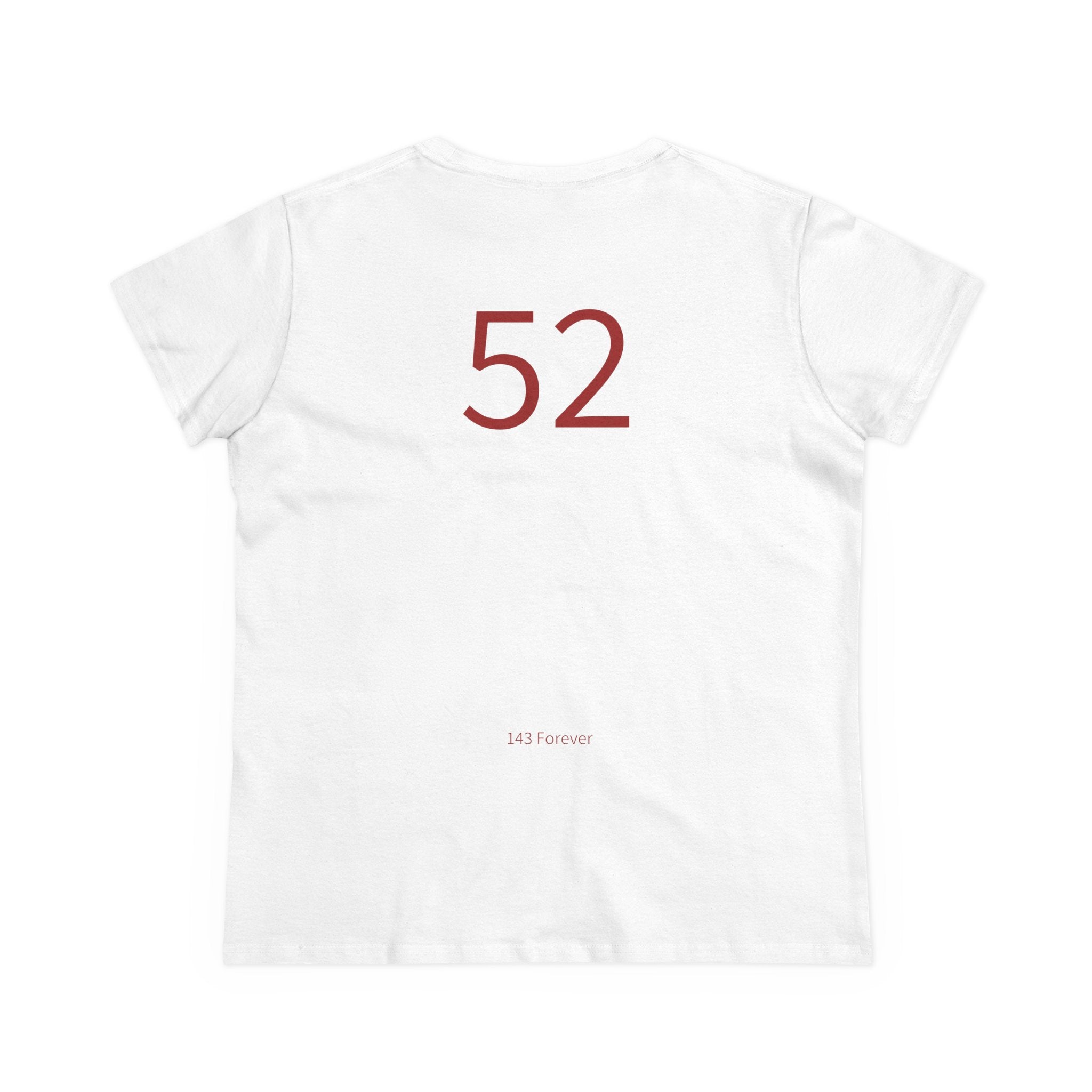 52nd  Happy Anniversary: Team Shirt Short - Wife / Women's