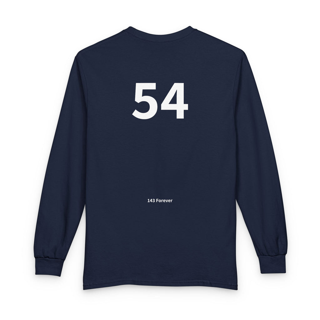54TH  Happy Anniversary:  Team Shirt Long - Husband / Men's