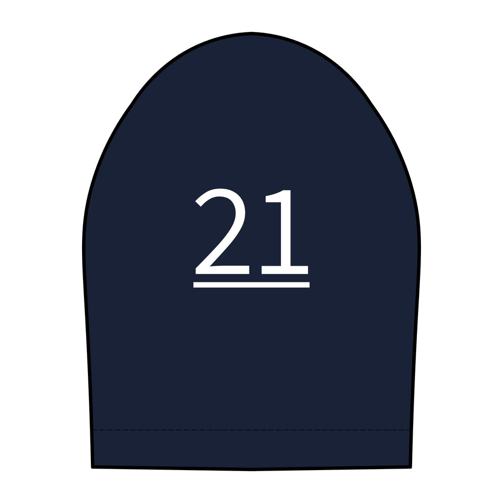 21st  Teammate: Team polo Shirt - Blue Ribbon - Daughter / Women's