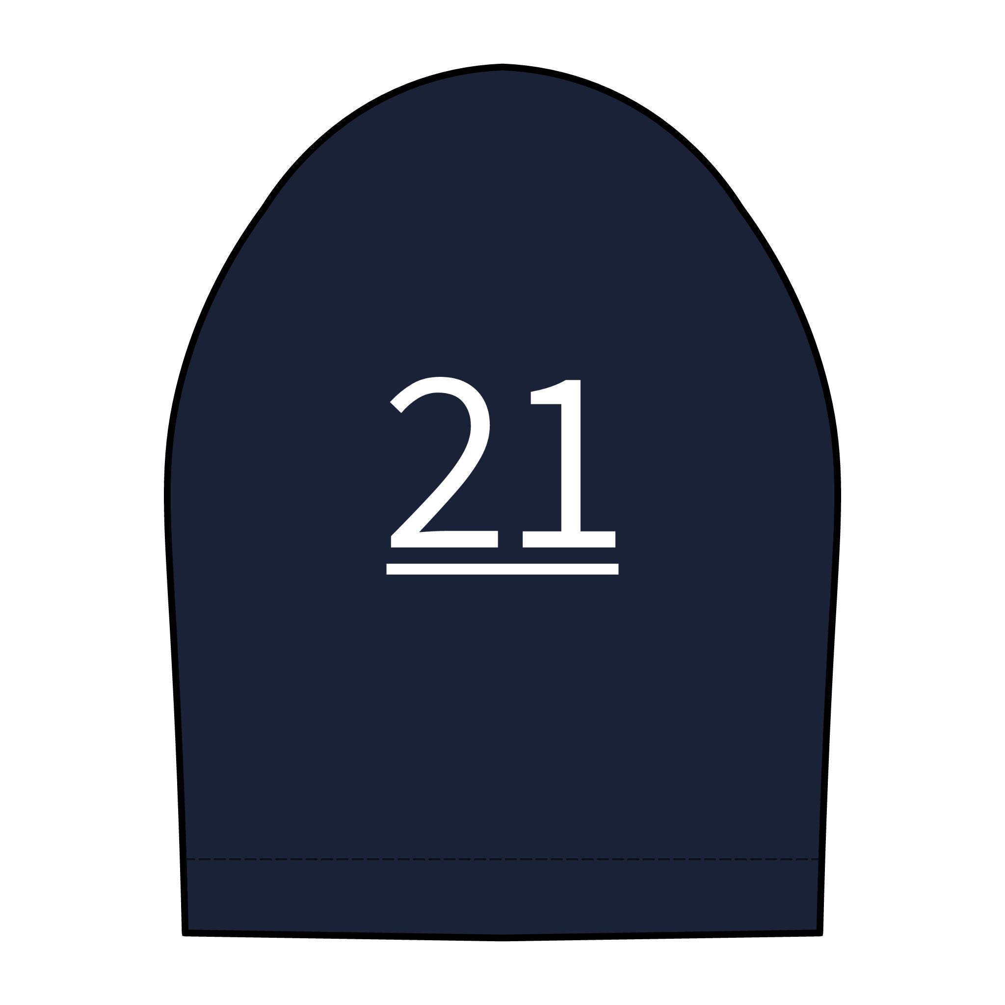 21st  Teammate: Team polo Shirt - Blue Ribbon - Daughter / Women's