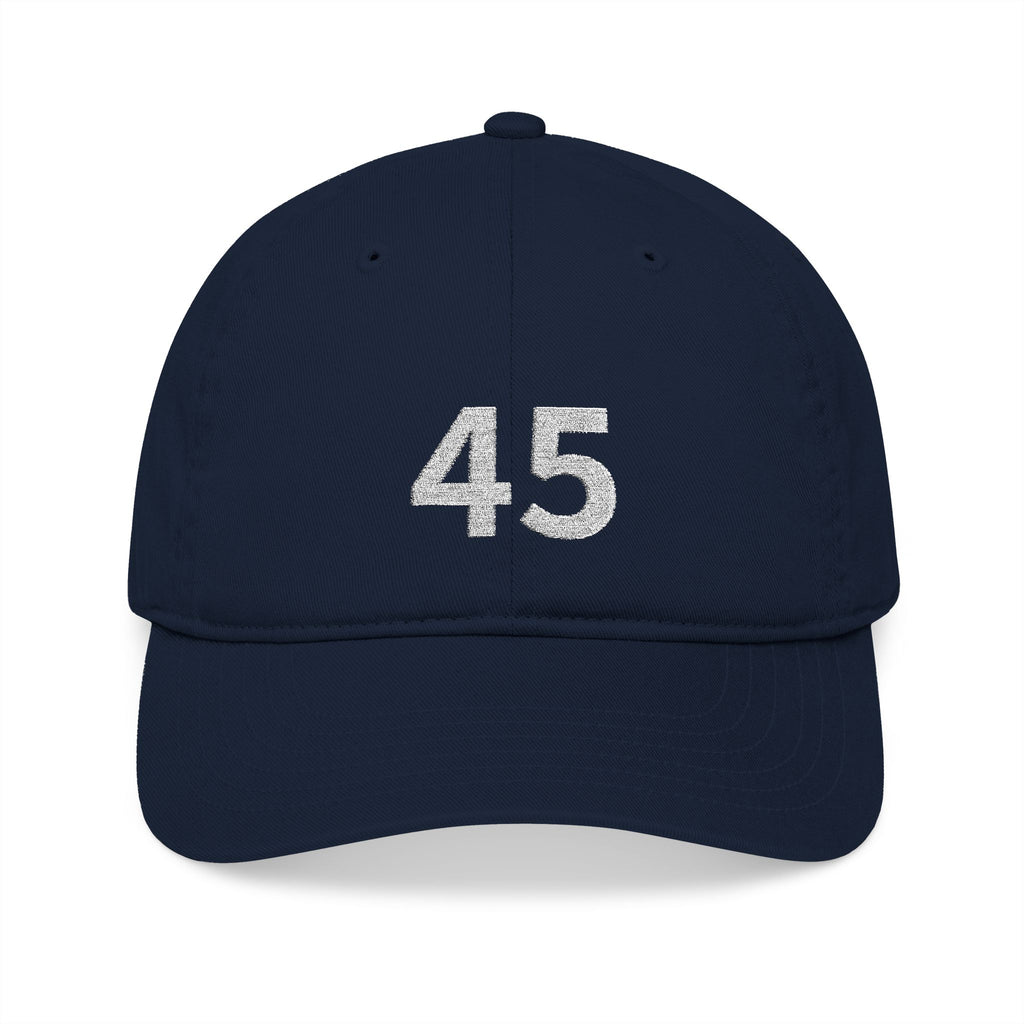 45TH  Happy Anniversary: Team Hat - Blue Ribbon - Husband / Men's