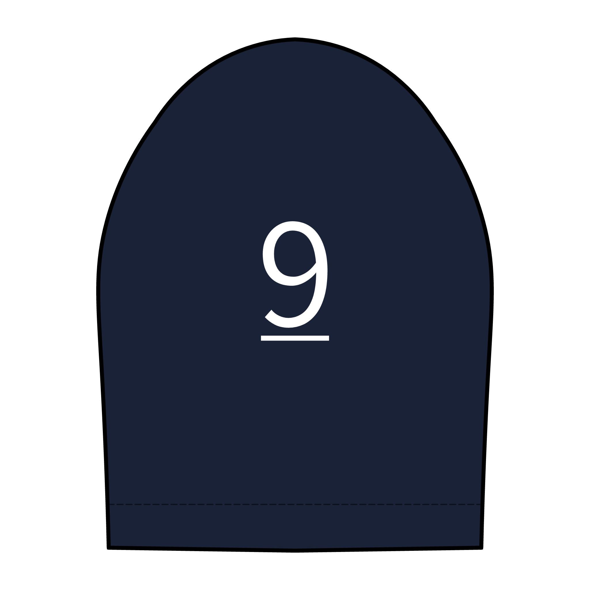 9th  Teammate: Team polo Shirt - Blue Ribbon - Daughter / Women's