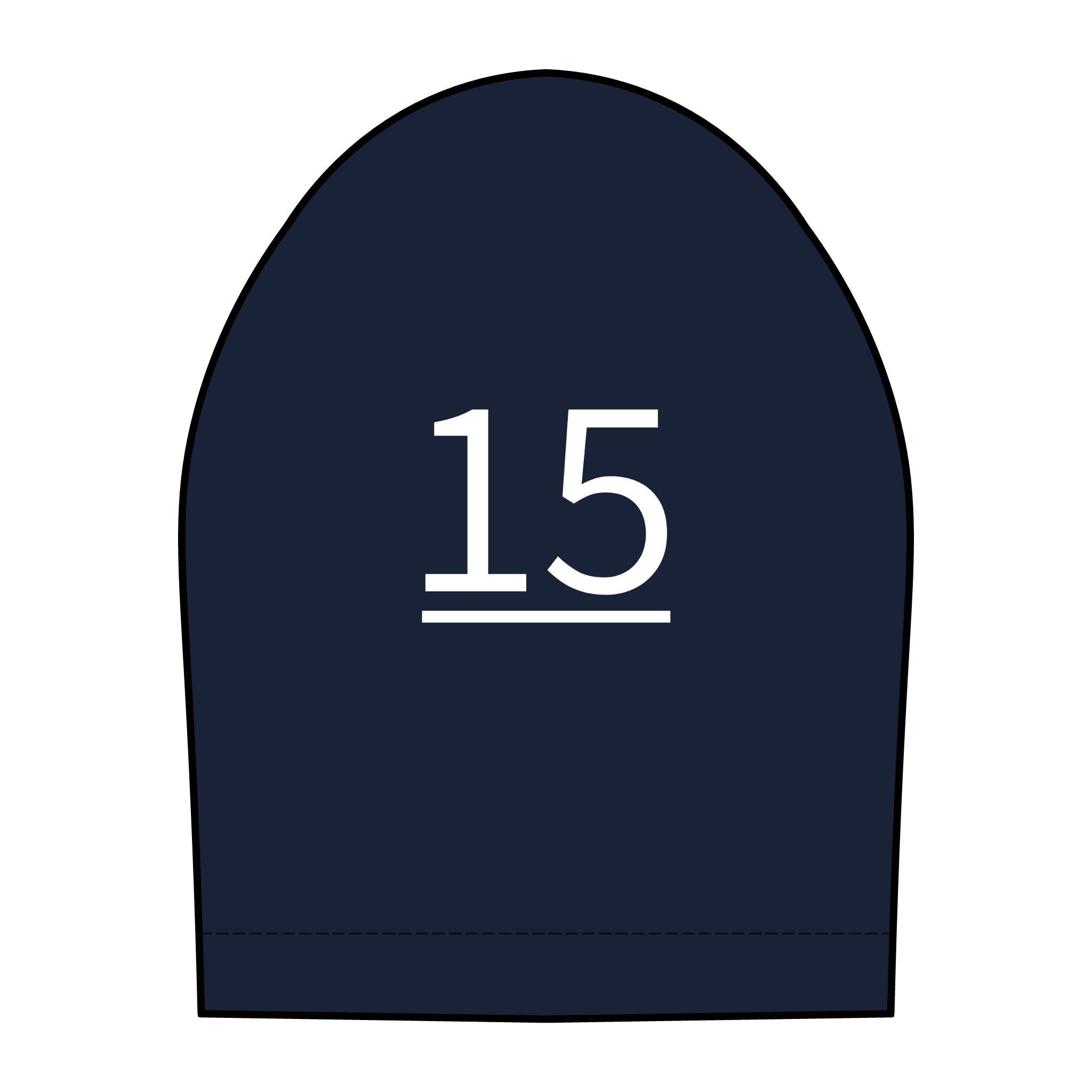 15th  Teammate: Team polo Shirt - Blue Ribbon - Daughter / Women's