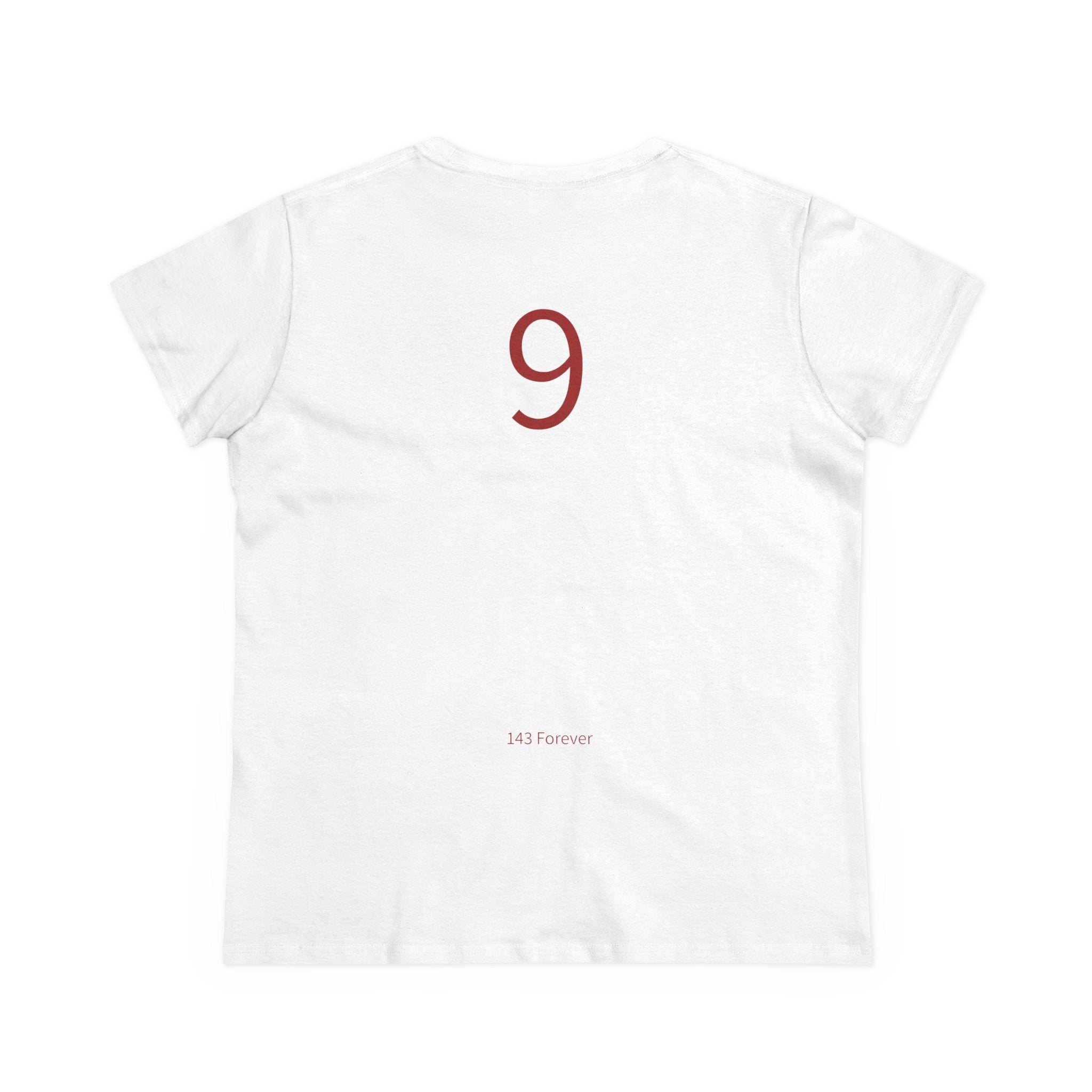9th  Happy Anniversary: Team Shirt Short - Wife / Women's