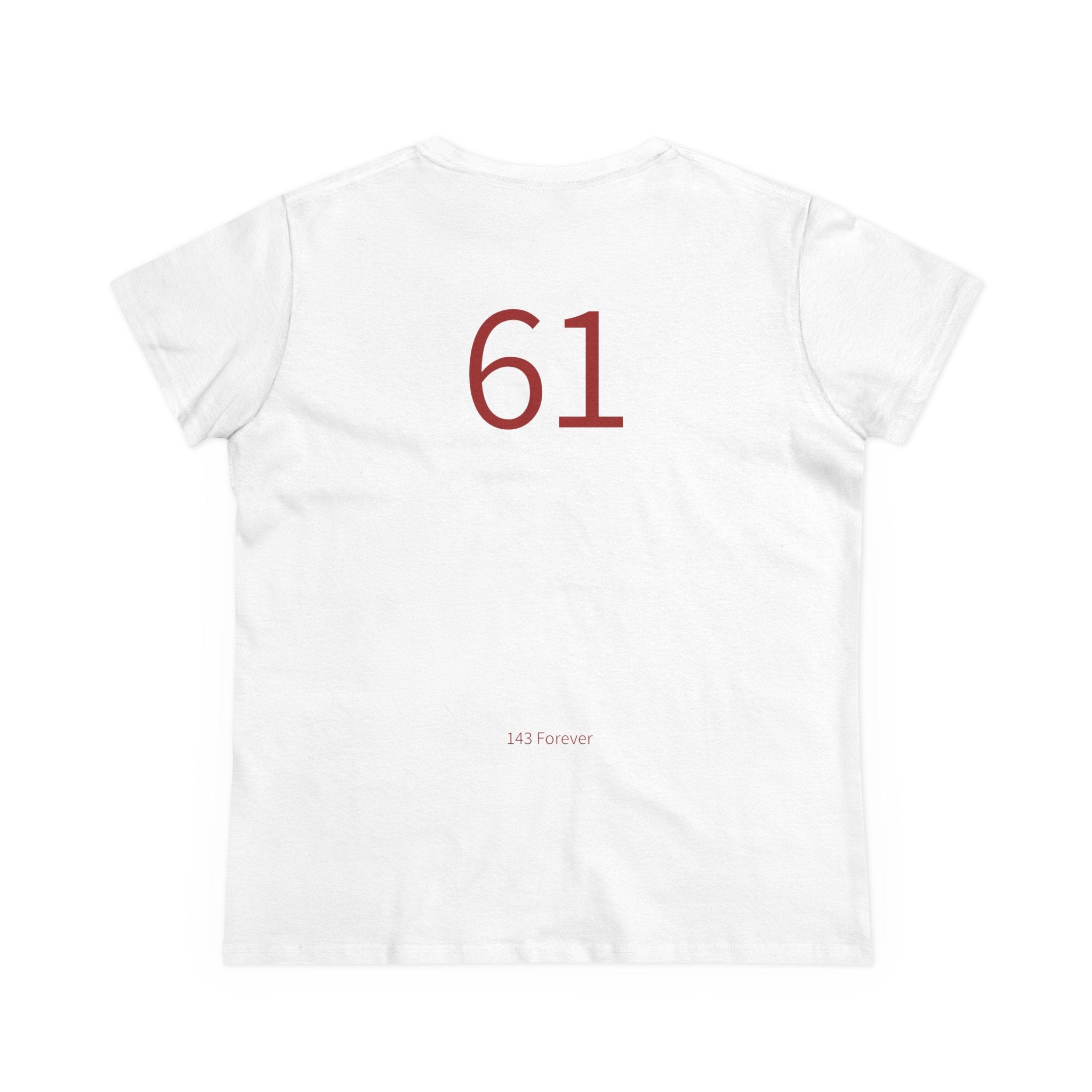 61st  Happy Anniversary: Team Shirt Short - Wife / Women's