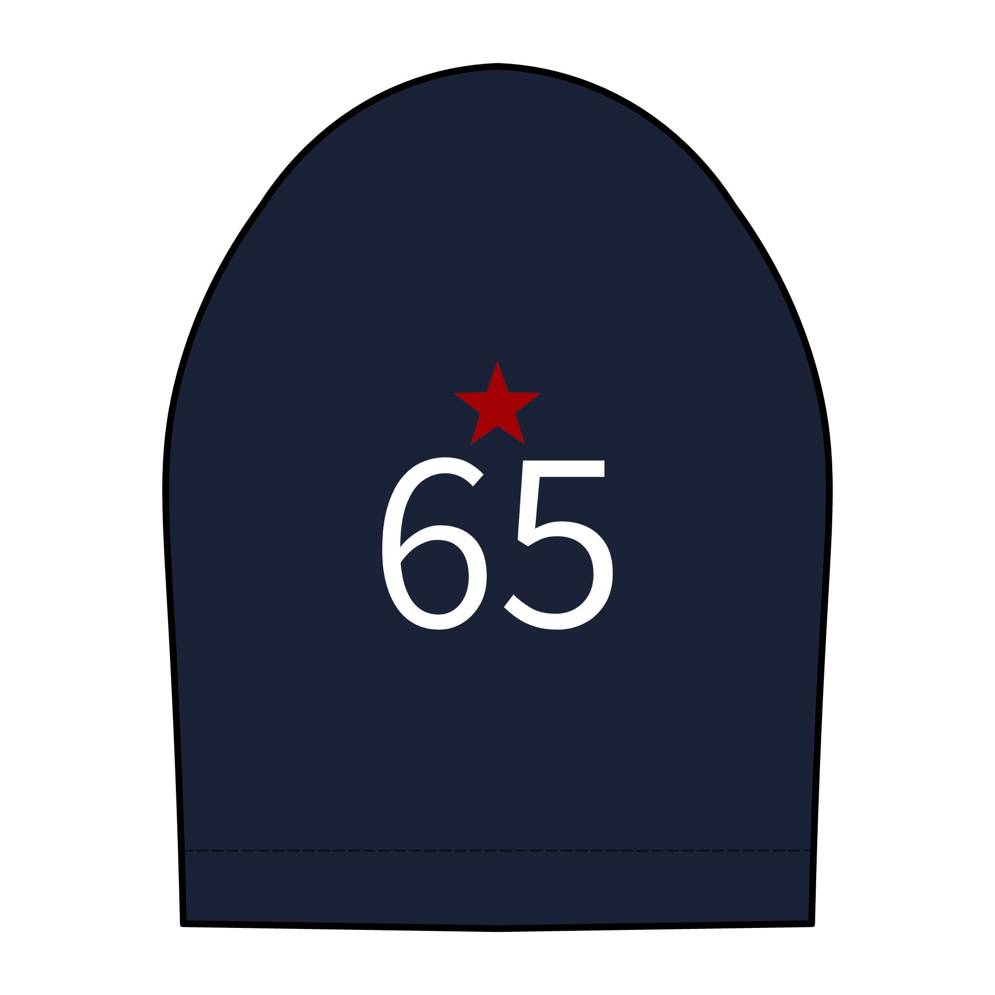 65*  I Miss You: Team polo Shirt - Blue Ribbon - Widow / Women's