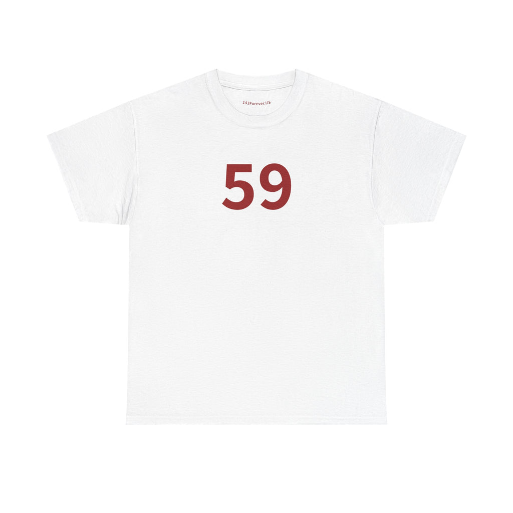 59TH  Happy Anniversary: Team Shirt Short - Husband / Men's