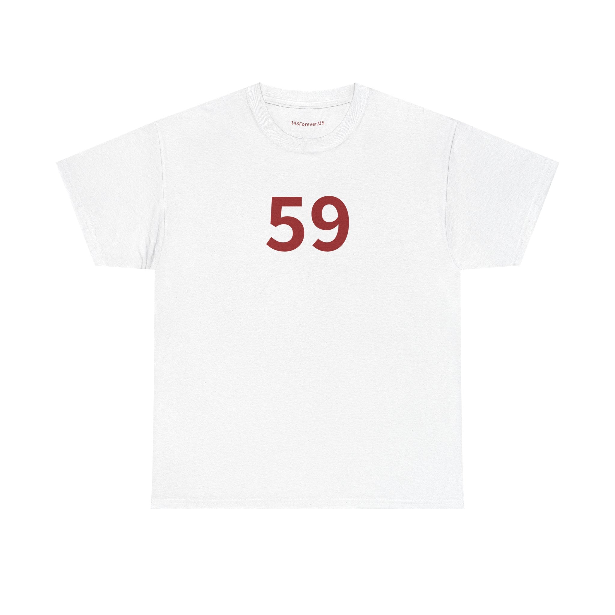 59TH  Happy Anniversary: Team Shirt Short - Husband / Men's