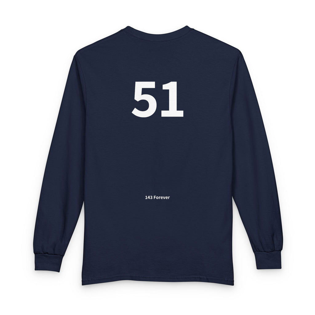 51ST  Happy Anniversary:  Team Shirt Long - Husband / Men's