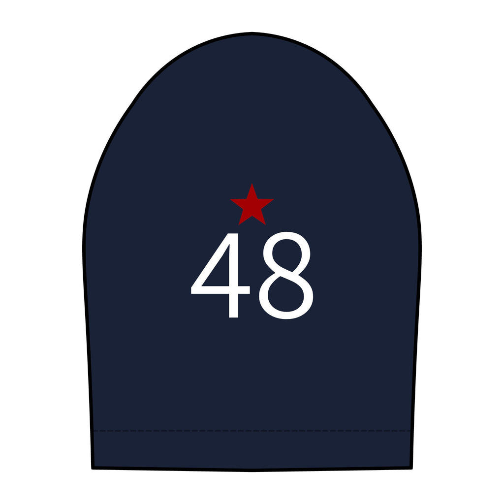48*  I Miss You: Team polo Shirt - Blue Ribbon - Widow / Women's